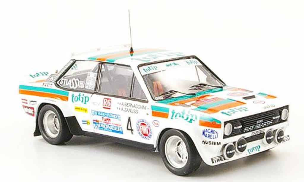 Fiat 131 1/43 Trofeu Abarth Zanussi European Champion modelauto