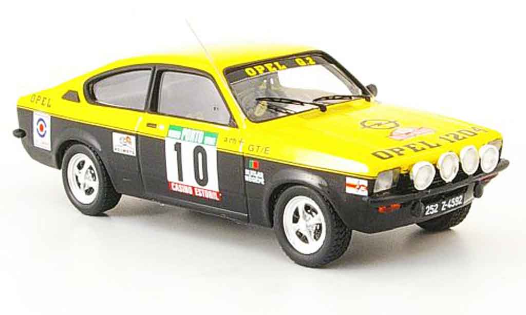 Opel Kadett GT 1/43 Trofeu GT e meqepe sieger rallye portugal 1977 modelauto