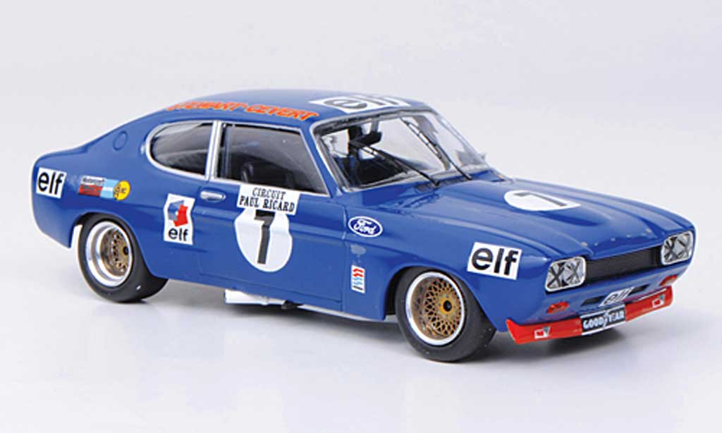 Ford Capri 2600 1/43 Trofeu 2600 MKI No.7 J.Stewart / F.Cegroen 6h Paul Ricard 1972 modelauto