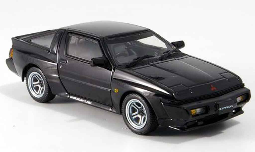 Mitsubishi Starion 1/43 Kyosho GSR VR zwart modelauto