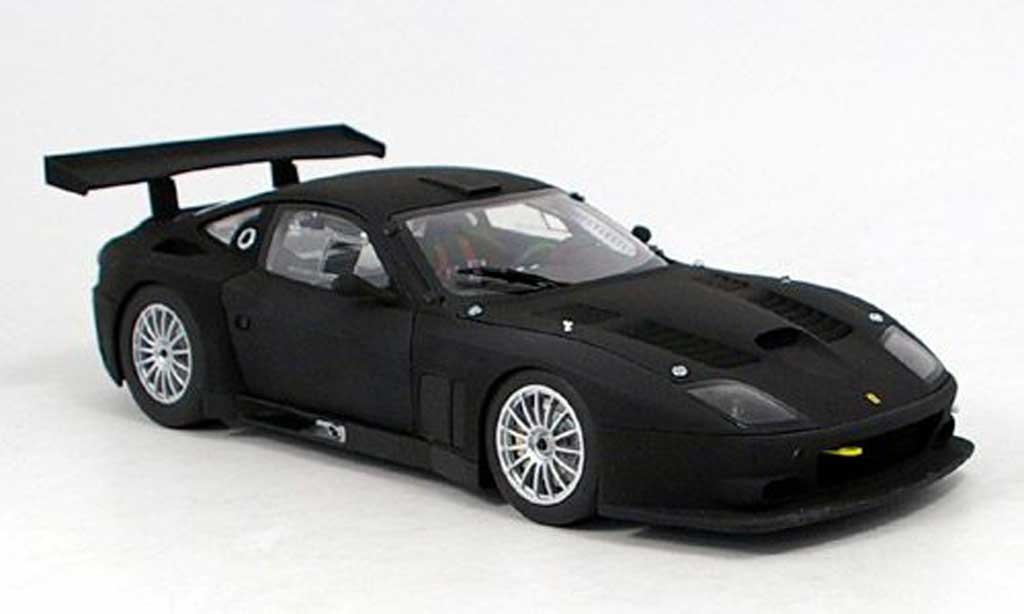 Ferrari 575 GTC 1/18 Kyosho GTC matt zwart 2004 modelauto