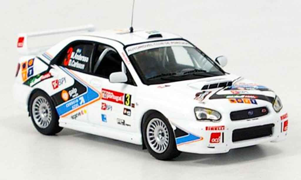 Subaru Impreza WRX 1/43 IXO WRX no.3 sieger rallye portugal 2005 modelauto