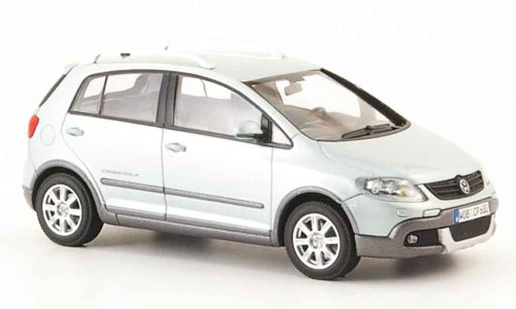 Volkswagen Golf V 1/43 Minichamps V cross metallic blauw modelauto