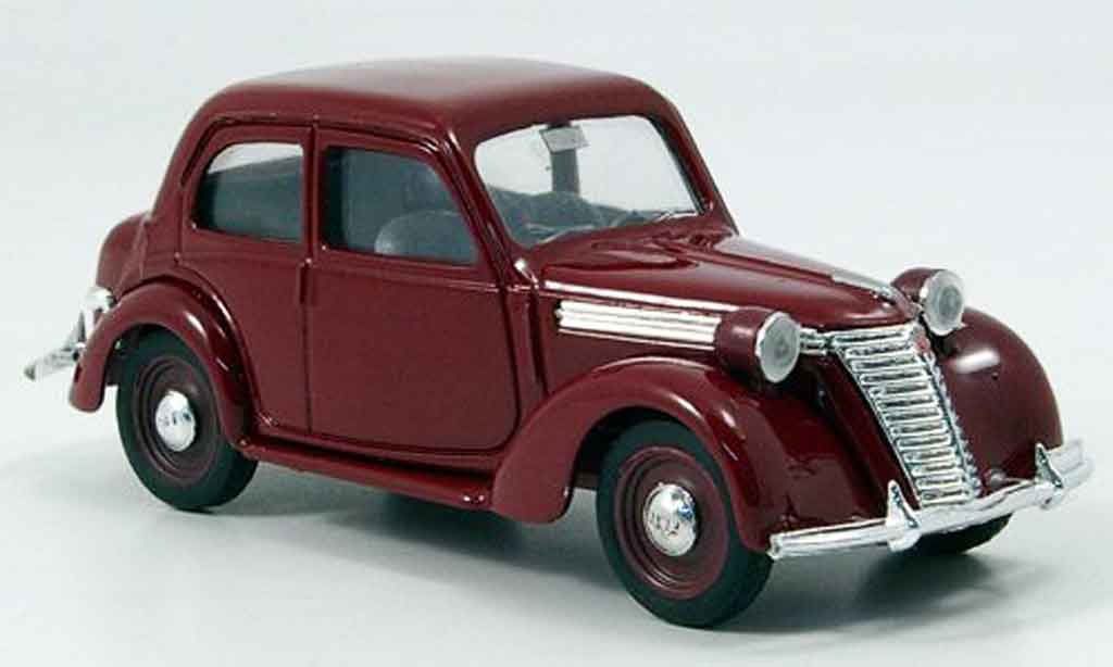 Fiat 1100 1/43 Brumm E rood modelauto