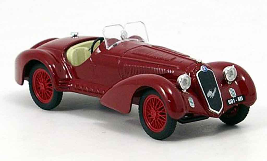 Alfa Romeo 8C 2900 1/43 Brumm 2900 b rood 1938 modelauto