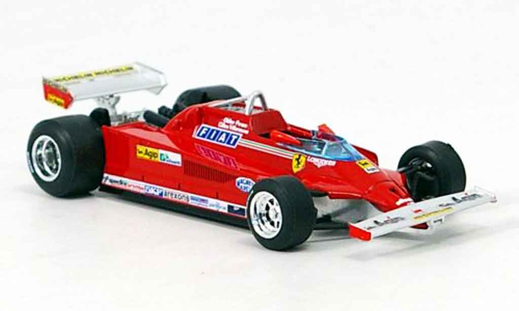 Ferrari 126 1981 1/43 Brumm 1981 CK turbo g.villeneuve test monza modelauto