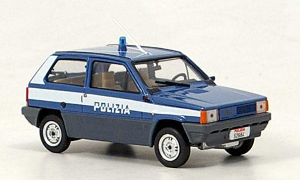 Fiat Panda 1/43 Brumm 45 Polizia Politie Italien 1980 modelauto