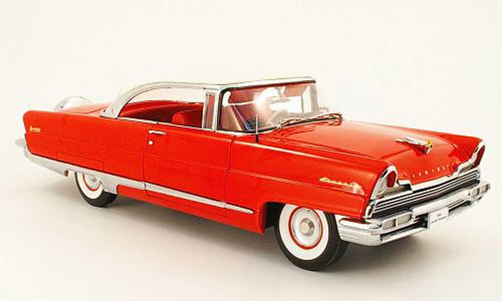 Lincoln Premiere 1/18 Sun Star hard top rood/wit 1956 modelauto