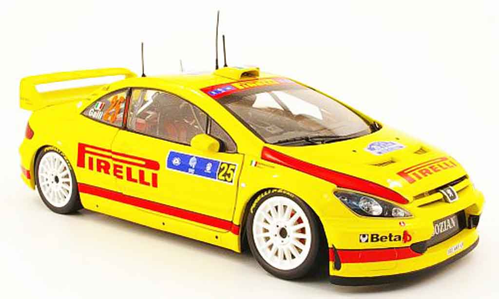 Peugeot 307 WRC 1/18 Sun Star WRC no.25 pirelli tour de corse 2006 modelauto
