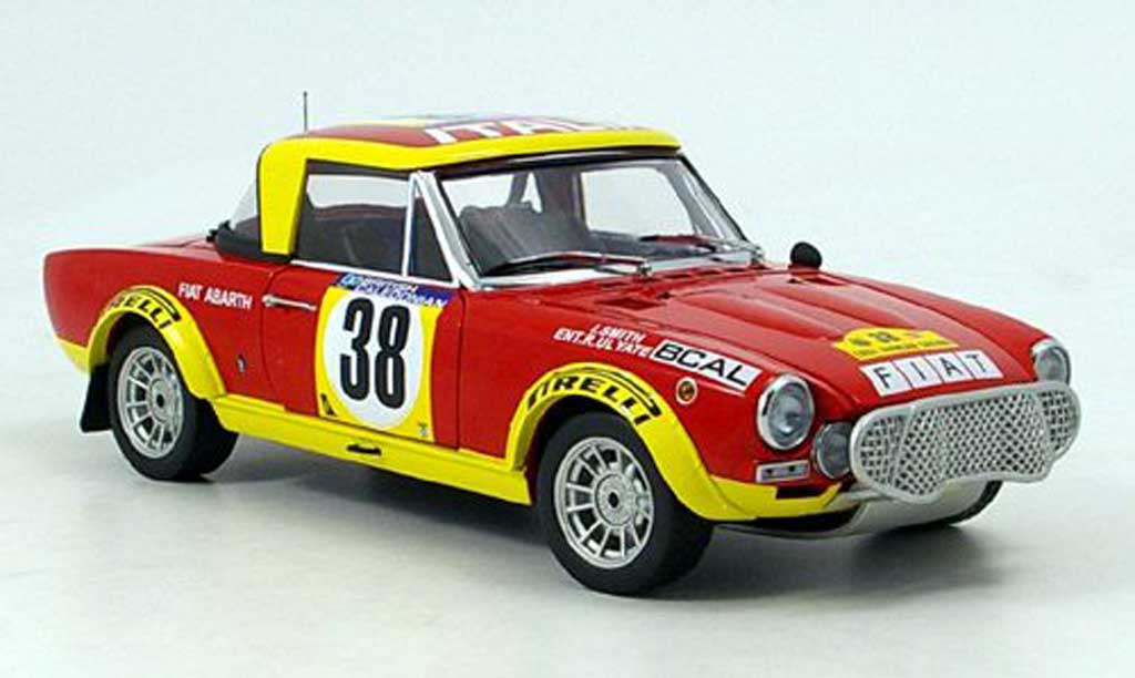 Fiat 124 Abarth 1/18 Sun Star Abarth ulyate east african safari 1975 modelauto