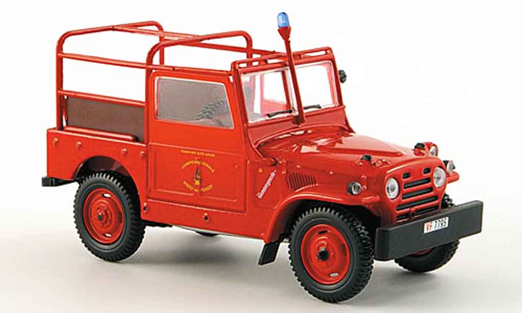 Fiat Campagnola 1/43 Norev pompier Trentino 1959 modelauto