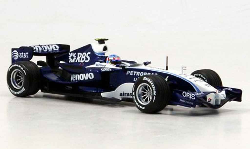 Toyota F1 1/43 Minichamps williams fw 29 no.17 a. wurz 2007 modelauto