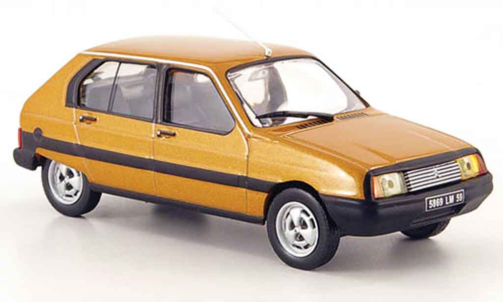 Citroen Visa 1/43 Eagle ii super e bruin 1981 modelauto