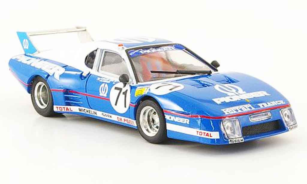 Ferrari 512 BB 1/43 Brumm BB no.71 le mans 1982 modelauto