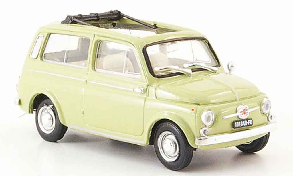 Fiat 500 1/43 Brumm grun 1960 modelauto