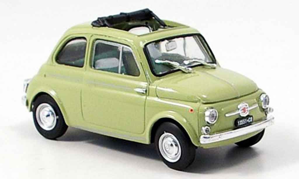 Fiat 500 1/43 Brumm D grun 1960 modelauto
