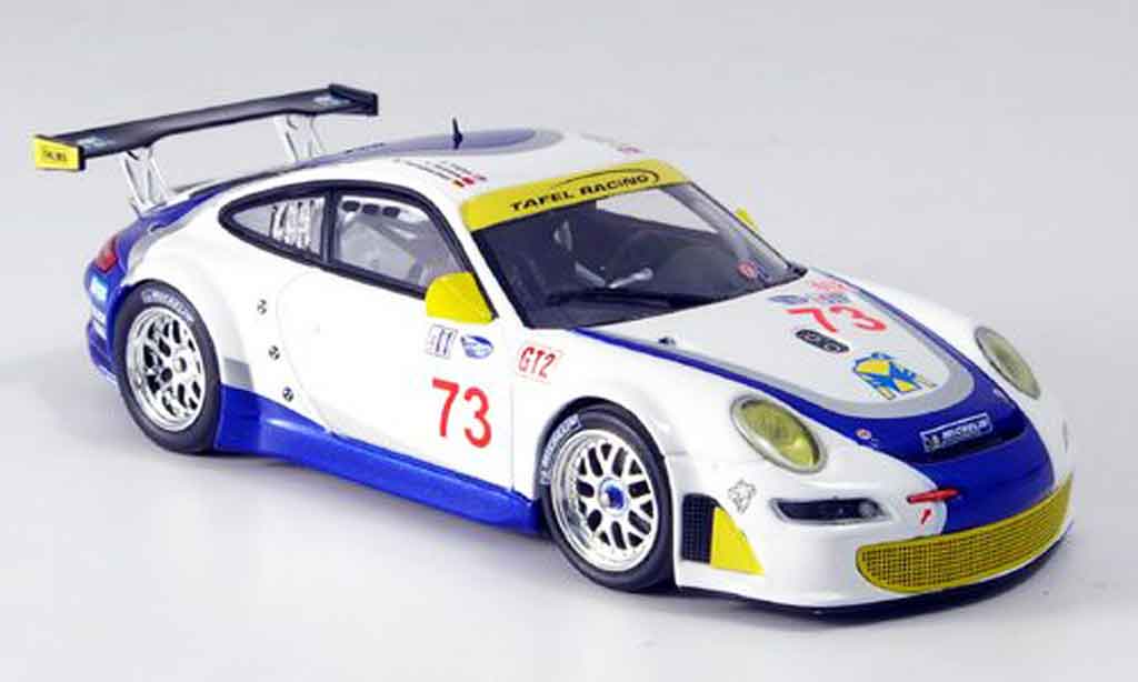 Porsche 997 GT3 RSR 1/43 Minichamps GT3 RSR 2007 Tafel Farnbacher James modelauto