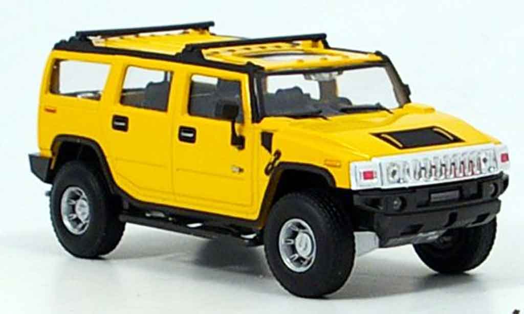 Hummer H2 1/43 Cararama geel modelauto