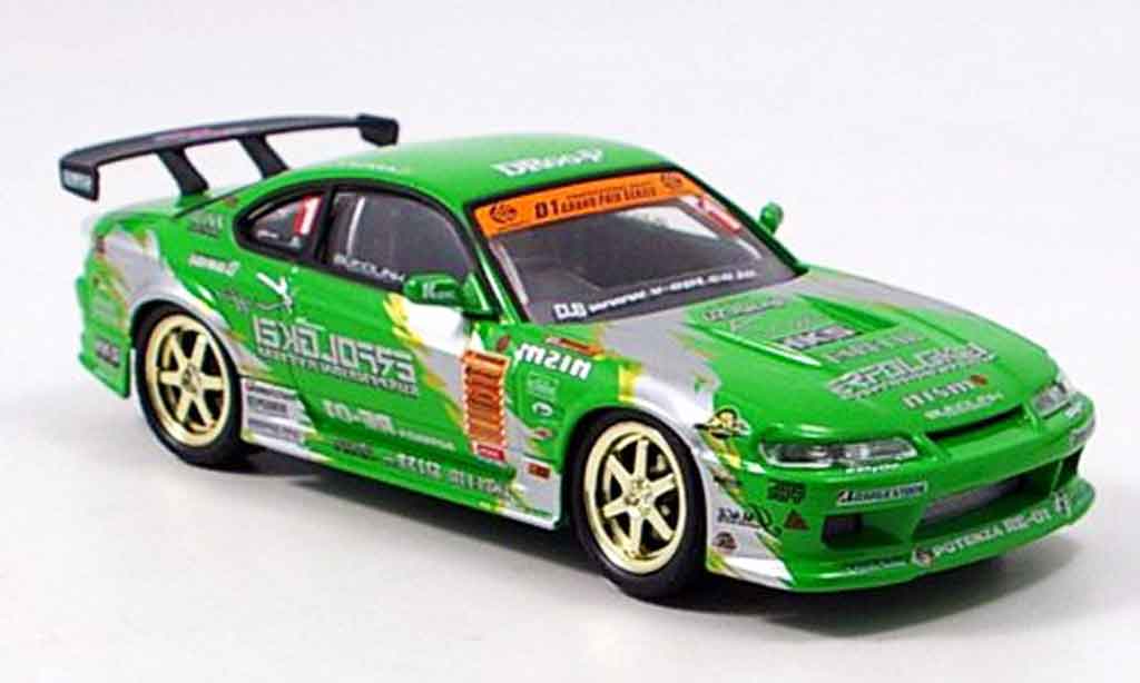 Nissan Silvia 1/43 Aoshima S15 Keioffice 2003 modelauto