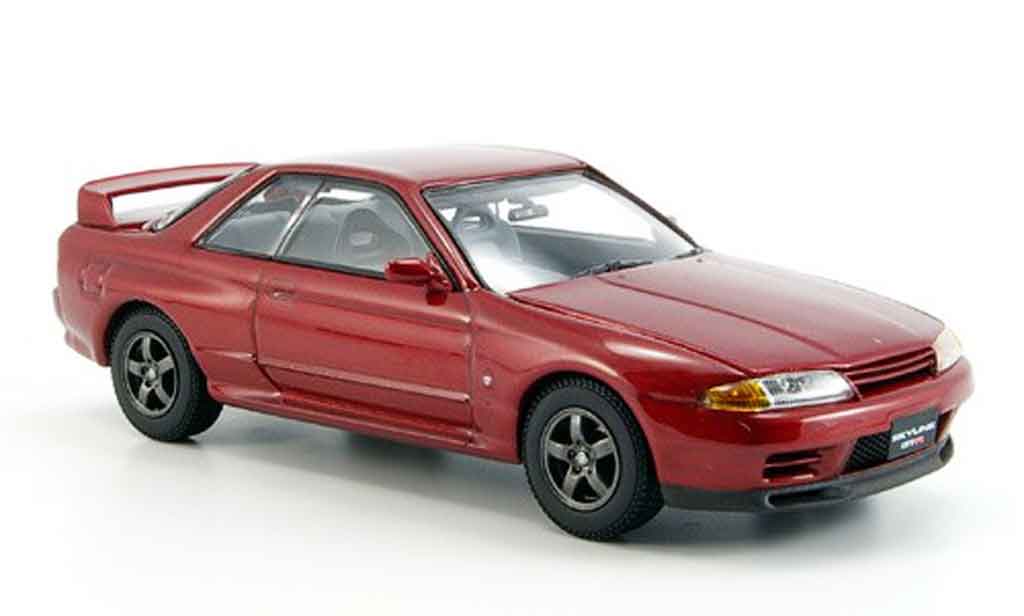 Nissan Skyline R32 1/43 Kyosho R32 GTR rood modelauto