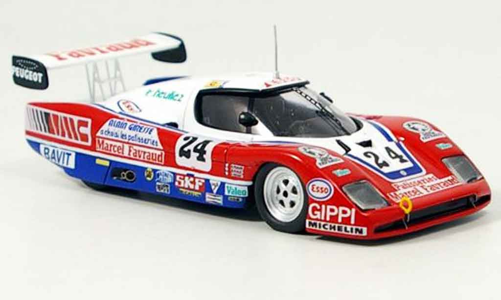 Peugeot WM 1984 1/43 Bizarre 1984 84 no.24 le mans P83 modelauto