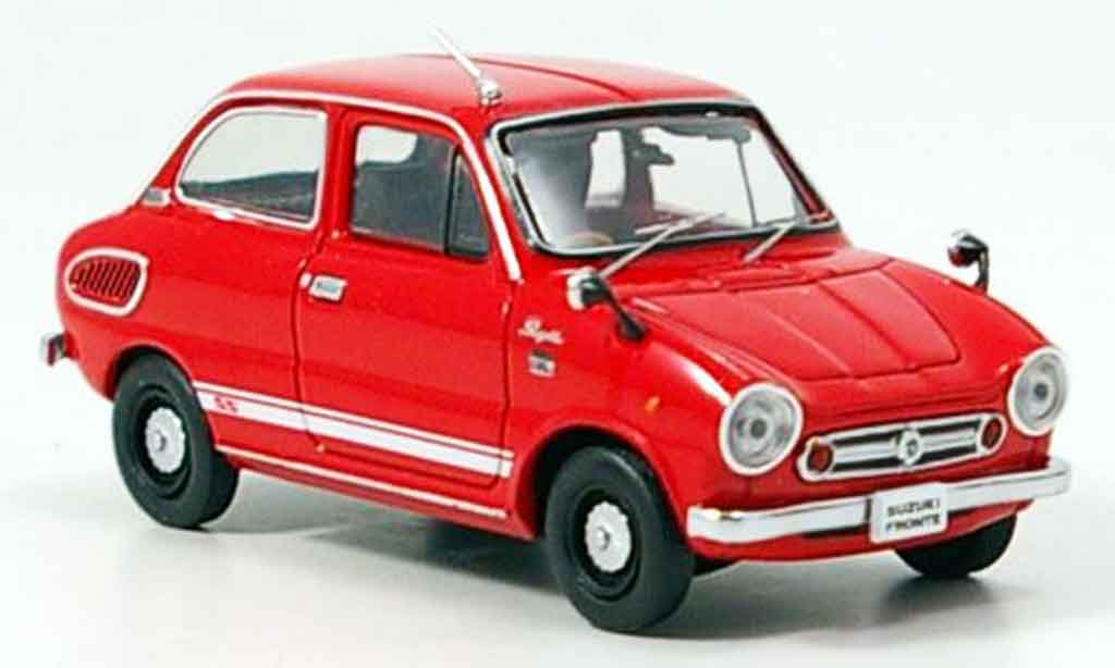 Suzuki Fronte 1/43 Ebbro SS rood 1968 modelauto