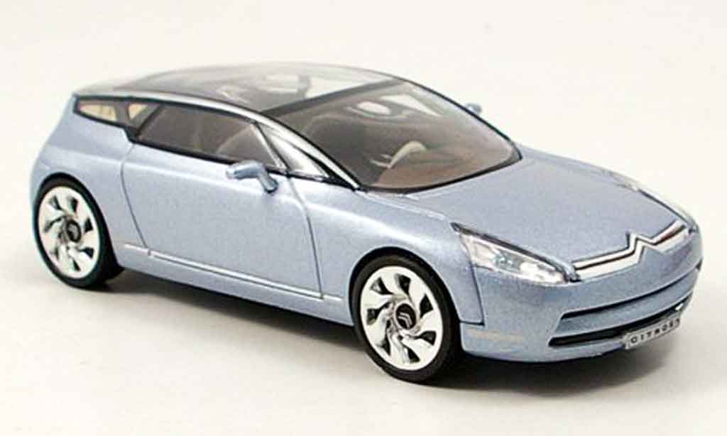 Citroen C Airdream 1/43 Norev Airdream grijs metallicblauw concept modelauto