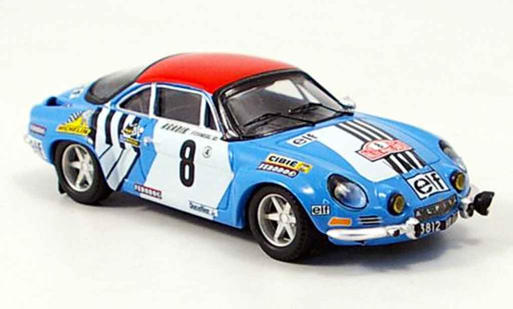 Alpine A110 1/43 Trofeu no.8 nicolas laverne rallye monte carlo 1975 modelauto