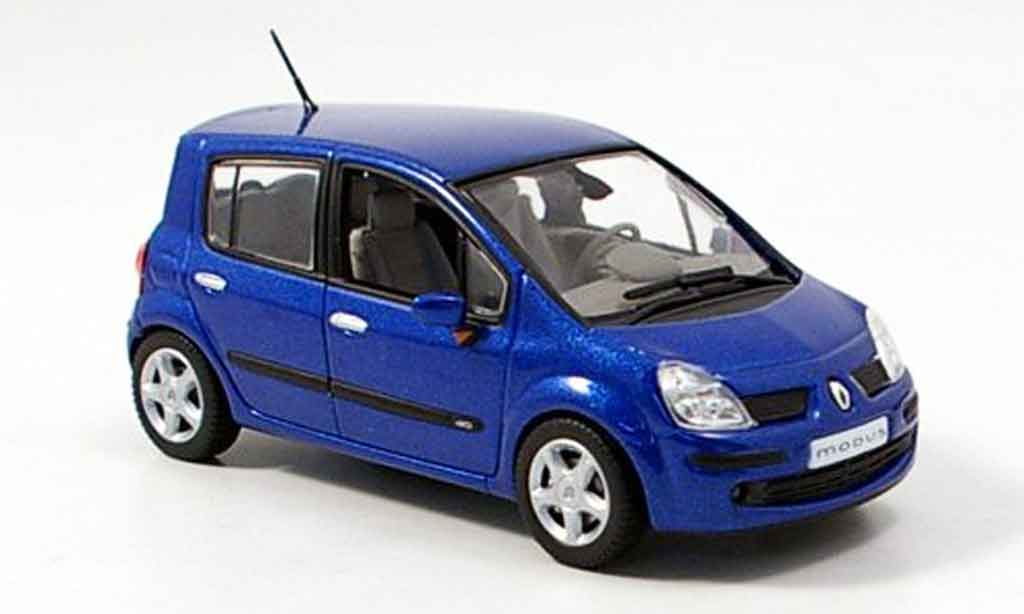 Renault Modus 1/43 Norev blauw 2006 modelauto