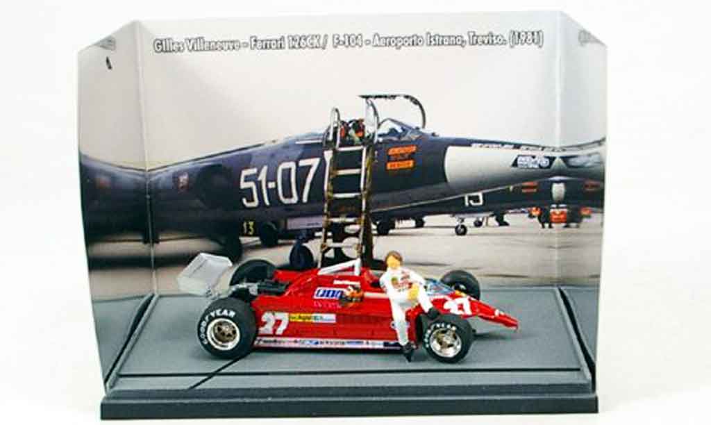 Ferrari 126 1981 1/43 Brumm 1981 CK turbo villeneuve starfighter duell modelauto