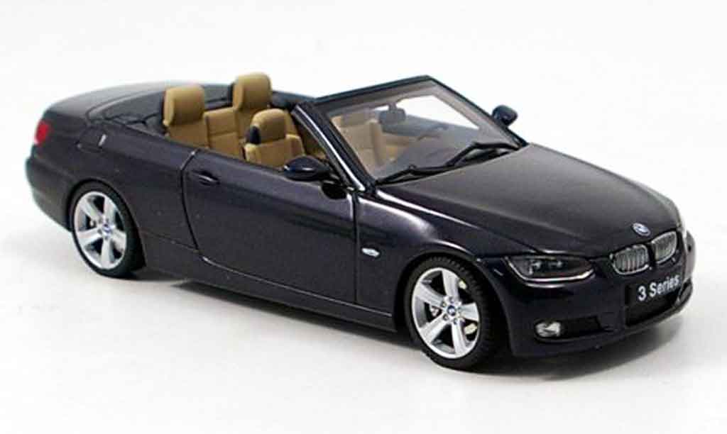 Bmw 335 E93 1/43 Autoart E93 Cabriolet (E93) zwart modelauto