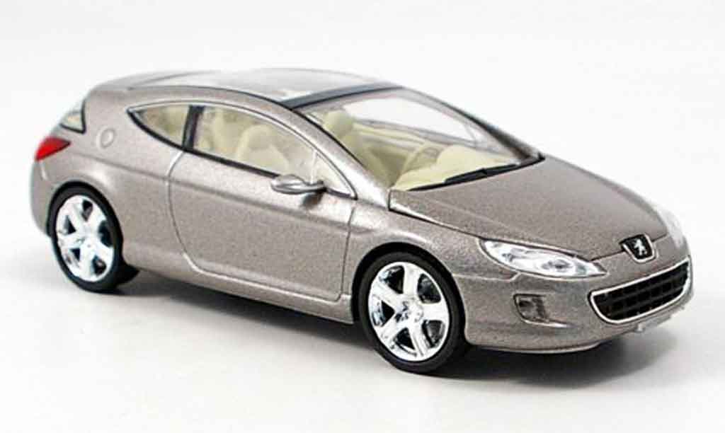 Peugeot 407 Elixir 1/43 Norev Elixir grijs concept modelauto