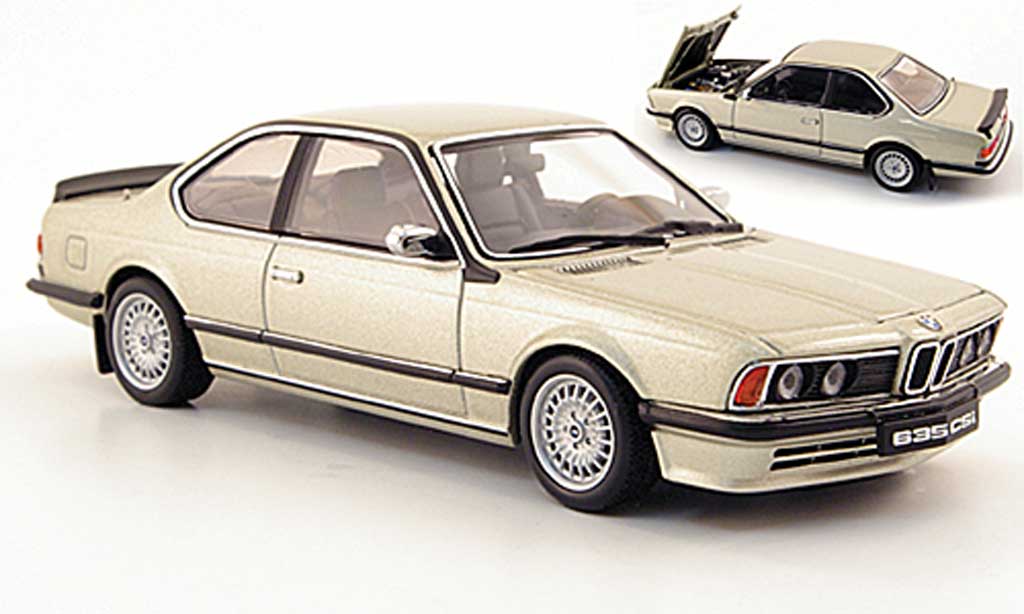 Bmw 635 CSI 1/43 Autoart beige modelauto