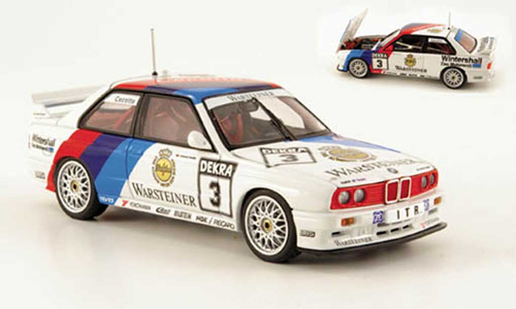 Bmw M3 E30 1/43 Autoart E30 No.3 J.Cecotto DTM 1991 modelauto