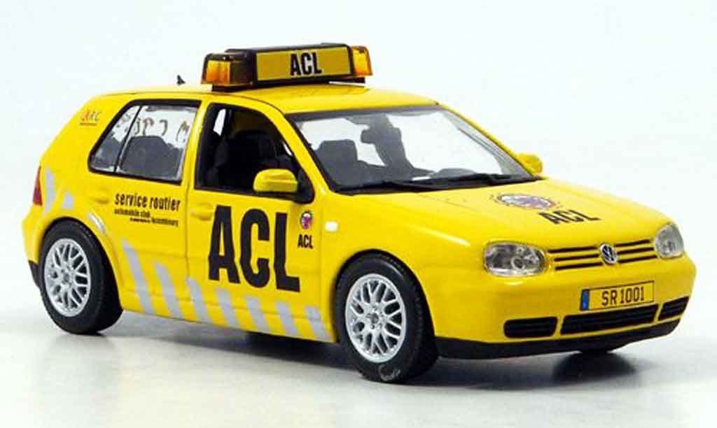 Volkswagen Golf IV 1/43 Minichamps IV acl automobile club luxemburg modelauto
