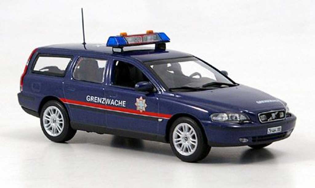 Volvo V70 1/43 Minichamps Grenzwache (CH) 1998 modelauto