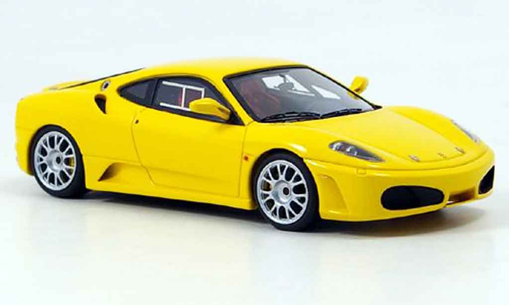 Ferrari F430 Challenge 1/43 Look Smart Challenge street geel modelauto