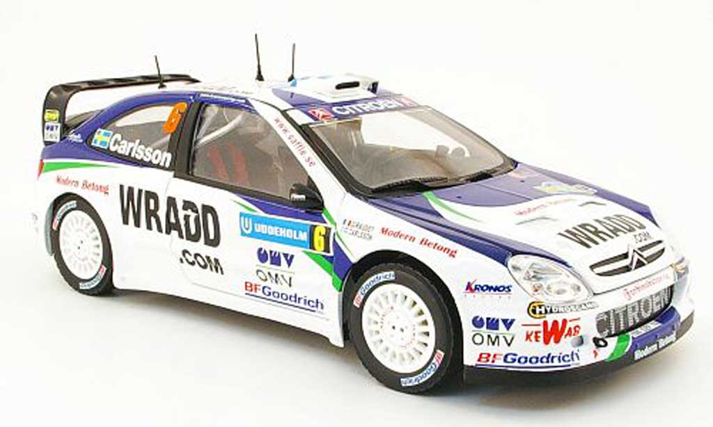 Citroen Xsara WRC 2007 1/18 Sun Star WRC 2007 no.6 wradd.com rallye suisse modelauto
