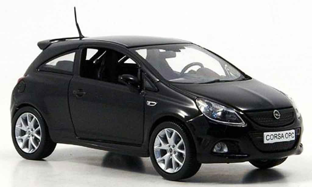 Opel Corsa 1/43 Norev opc zwart 2007 modelauto