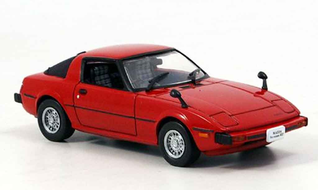 Mazda RX7 1978 1/43 Norev 1978 Savanna rood 1978 modelauto