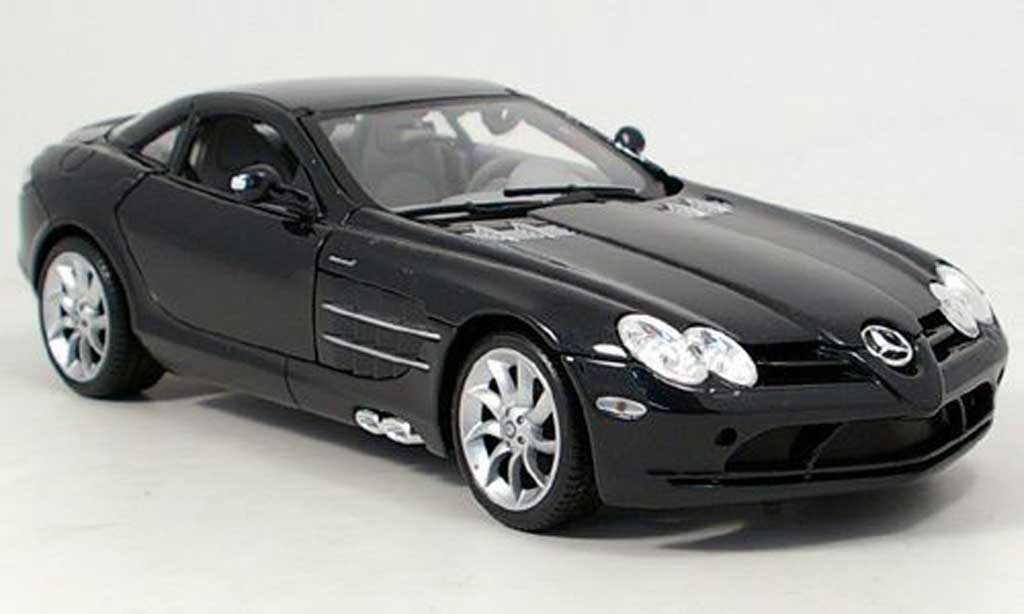 Mercedes SLR 1/18 Maisto mclaren zwart 2003 modelauto