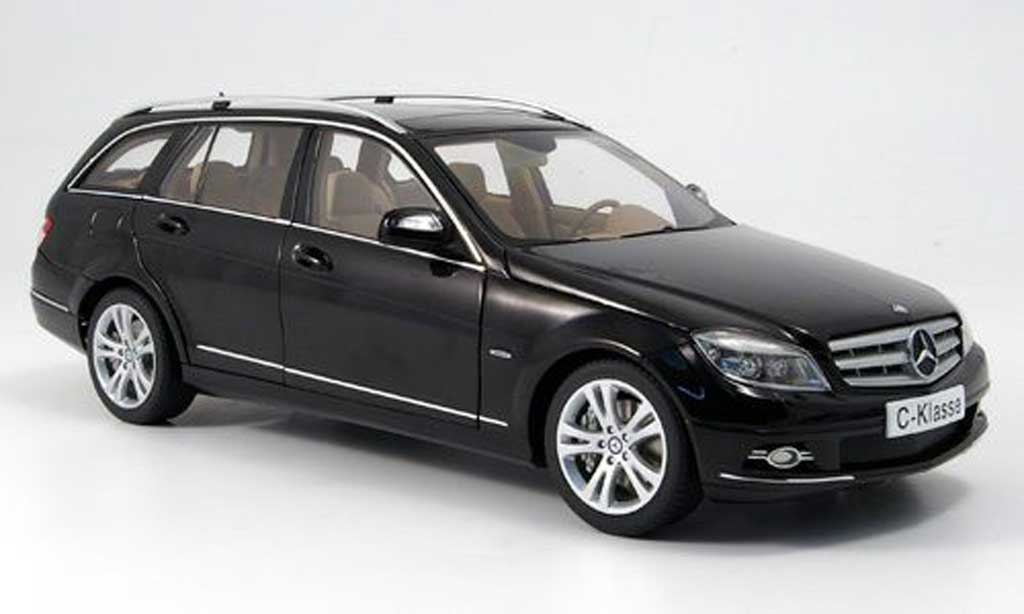 Mercedes Classe C 1/18 Autoart stationwagen t-modell zwart avantgarde modelauto