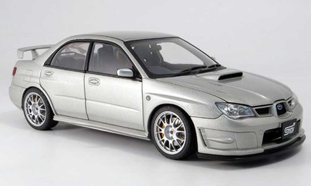 Subaru Impreza WRX 1/18 Autoart WRX (s204) grijs modelauto