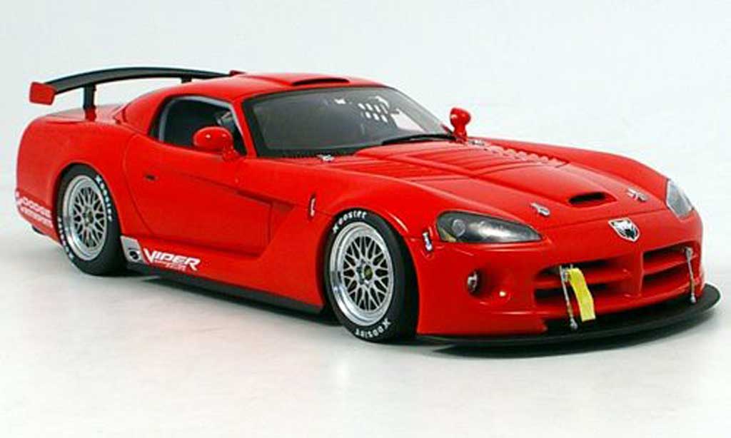 Dodge Viper Competition 1/18 Autoart Competition car plain body rood 2004 modelauto