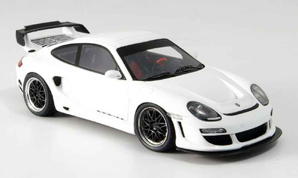 Gemballa GTR 640 1/43 Spark 640 Evo wit 2007 modelauto