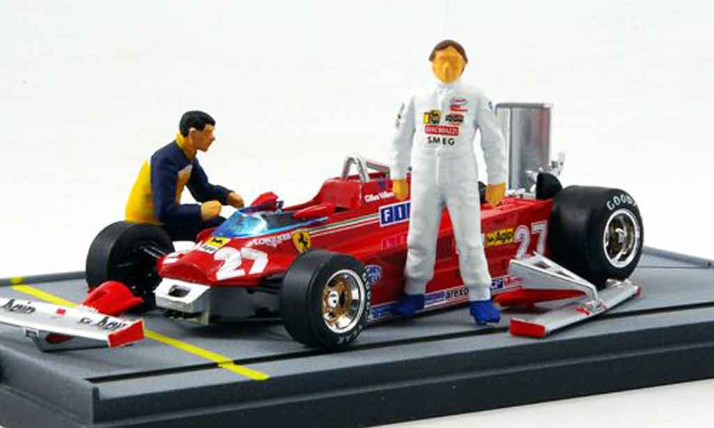 Ferrari 126 1981 1/43 Brumm 1981 CK turbo villeneuve flughafen istrana modelauto