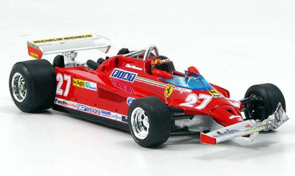 Ferrari 126 1981 1/43 Brumm 1981 CK turbo villeneuve runde 39 54 gp kanada modelauto
