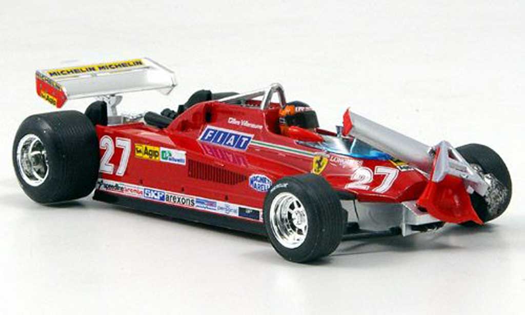 Ferrari 126 1981 1/43 Brumm 1981 CK Turbo Villeneuve Runde 55-56 GP Kanada modelauto