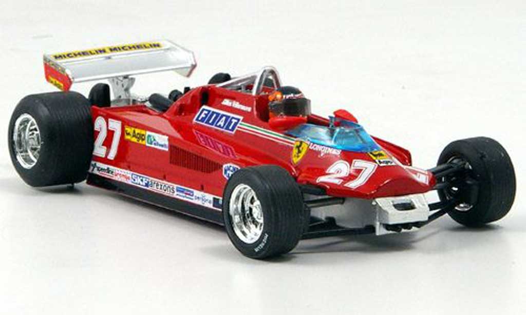 Ferrari 126 1981 1/43 Brumm 1981 CK Turbo Villeneuve Runde 57-63 GP Kanada modelauto