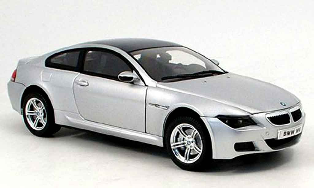 Bmw M6 E63 1/18 Ricko E63 grijs modelauto